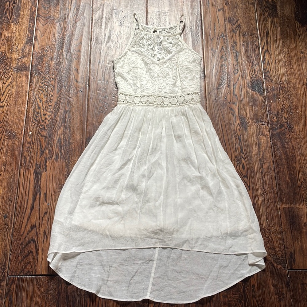 By and by white dress